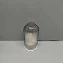 Toothbrush Holders with Sliding Lid, Rotating 3 Slots Bathroom Organizer Countertop, Tooth Brush Toothpaste Holder Bathroom Counter Stand Sink Organizer Caddy for Vanity Makeup Brushes Holder (White+Transparent Black)