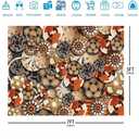 Ticuenicoa Traditional Ethiopian Floral Pattern Basket Backdrop 7x5ft Africa Ethiopia Baskets Wall Art Background for Birthday Baby Bridal Shower Wedding Party Decorations Hanging Supplies Banner