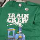 Birthday Train Crew Party Family Matching Men Women Kids T-Shirt, Kelly Green, L