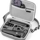 STARTRC PHOTO Osmo Mobile 7P Case,Portable PU Shoulder Bag for Dji OM 7 Pro/7 OM8 Gimbal Stabilizer Travel Case for DJI Osmo Mobile 7/7P Accessories