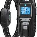 Dog Shock Collar with Remote Control - Rechargeable Dog Training Collar, IPX7 Waterproof E Collar for Dogs with 4 Safe Modes Flashlight Beep Vibration Shock Ideal for All Dog Sizes (8-150lbs) Gry