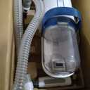 oneisall Dog Grooming Vacuum, Pet Grooming Vacuum with Clipper Nail Grinder, 1.5L Dust Cup Dog deshedding Vacuum Brush with 7 Pet Grooming Tools for Shedding Pet Hair, Home Cleaning(Blue)