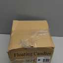 White Floating Candles-3 Inch Unscented Dripless Wax 13-15 Hours Burning,36 Pack for Centerpieces Floating Candles, for Cylindrical Vases, Swimming Pool,Restaurant,Wedding,Party Decoration