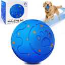 meearoa Interactive Dog Ball Auto Rolling, 3 Mode Auto Bouncing Ball, Automatic Moving, Rotating and Bouncing, Chew Proof E-TPU, Activated Dog Stimulation, Toy to Keep Them Busy