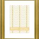 VIOLABBEY 8x10 Picture Frame Gold, Photo Frames, Fits Pictures 5x7 with Mat or 8 x 10 without Mat, Vintage Display for Tabletop and Wall
