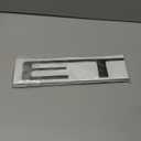 Tailgate Insert Letters Compatible with Chevy Silverado 2019 2020 2021 2022 2023 2024 2025 3D Emblems Badge with Strong Adhesive Matte Black