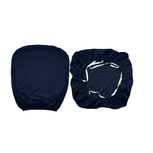 Office Chair Covers,  Computer Universal Protective Stretchable Chair Seat  Office Cushion Backrest for Rotating (Navy Blue)
