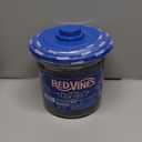 Red Vines Black Licorice Candy Black Licorice Soft Chewy Candy Twists 3.5 Lb Jar