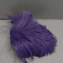 short hair purple wig