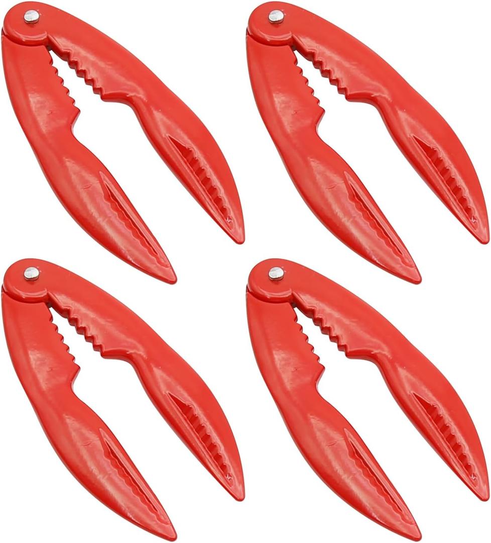 4 Pcs Crab Leg Crackers Lobster Crackers and Tools Nut Crackers for Seafood Shellfish Nuts Home Kitchen Tools
