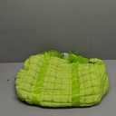 Quilted Gym Duffle for Women - Travel Bag with Shoes Compartment, Puffer Weekender Overnight Carry On with Trolley Sleeve - Personal Item Sports Dance Bag (Light Green) (Medium)