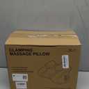 Shiatsu Neck Massager with Heat, Electric Deep Tissue Kneading Massage Pillow with 10-Minute Timer for Full Body Muscle Pain Relief, Cordless Portable Cervical Traction Device (Black)