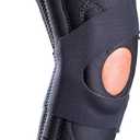 DonJoy Lateral J Patella Knee Support Brace with Hinge: Drytex, Left Leg, X-Small