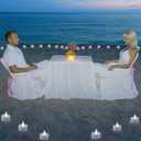 2 x YIWER 24pcs Flameless Tea Lights Candles Realistic LED Flickering Operated Pumkin LED TeaLights Candles Long Lasting Electric Fake Candles Decoration for Party and Gifts Ideas (Cold White)