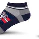 For Bare Feet Unisex Kid's MiLB Streak No Show Sock (Blue)