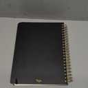 Hardcover Spiral Journal Notebooks for Work With Removable Dividers & Tabs, 8.5"x11" 5 Subject Notebook for Note Taking & Organizer, A4 College Ruled Lined Journal for Women & Writing, Black, 280 Pages