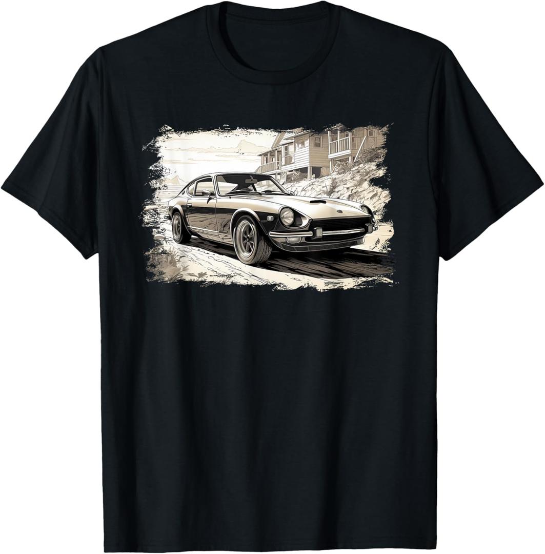 1970s 240Z Japanese Sports Car T-Shirt, Size: 2XL Tall