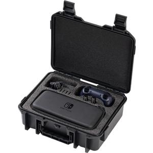 Carrying Case for Switch: Hard Shell Case with Built-in EVA Storage | 2021 OLED Model Waterproof Protection + Accessories Organizer