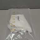 LODAY Shapewear Bodysuits for Women Deep V Neck Body Suit with Built in Bra (X-Small, White)