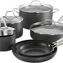 Calphalon Classic Nonstick Cookware Set, 10-piece, Grey (1945597)