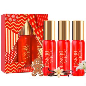 Body Spray for Women, Each 2.1 fl oz/60ml, Travel Size Womens Fragrance Mist, Three Scents - Soft December, Iced Bloom, Caf Nol