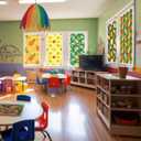 VIHOSE 6 Pcs Fluorescent Light Covers for Ceiling Lights Classroom Magnetic Light Covers Classroom Filters Office School Home Drop Ceiling, 4 x 2 ft (Fruit)