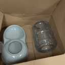 Kenond Automatic Dog Feeders, Gravity Pet Food Dispenser, Large Cat Dogs Water Bowl, 3 Gallon