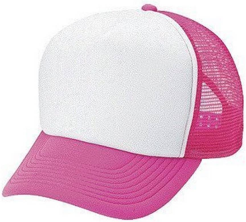 ThatsRad Blank Neon Mesh Trucker Hat Cap