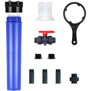 Aquasana WS-STD Whole House Filter Standard Installation Kit Water Softener, Blue
