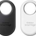 Samsung Galaxy SmartTag2, Bluetooth Tracker, Locator Tracking Device, Item Finder for Keys, Wallet, Luggage, Use w/Phones Tablets Android 11 or Later, 2023, 4 Pack, 2 Black, 2 White