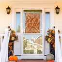 Thanksgiving House Flags for Outdoor Decoration, Hello Fall Maple Leaves Large Yard Flag, Decorative Autumn Seasonal Farmhouse Holiday Outside Decor 28x40 Inch Vertical Double Sided