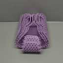 4 Pcs Jelly Bag Summer Beach Jelly Tote for Women Girls Gift Basket Tote Purses for Wedding Baby Shower Party(Purple,8.9 x 3.3 x 8 Inch)