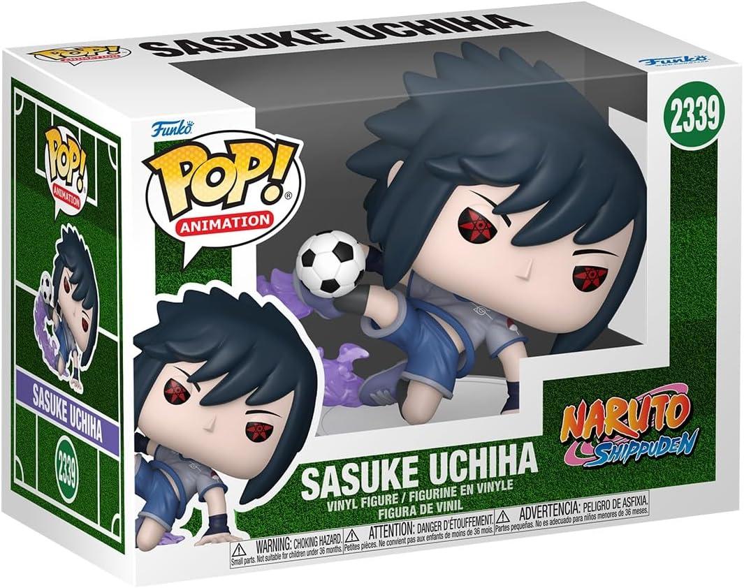 Funko POP! Animation: Naruto Shippuden Football - Sasuke Official Merch - Collectable Vinyl Figurine for Shelf Display - Birthday Gift Idea for Fans and Collectors