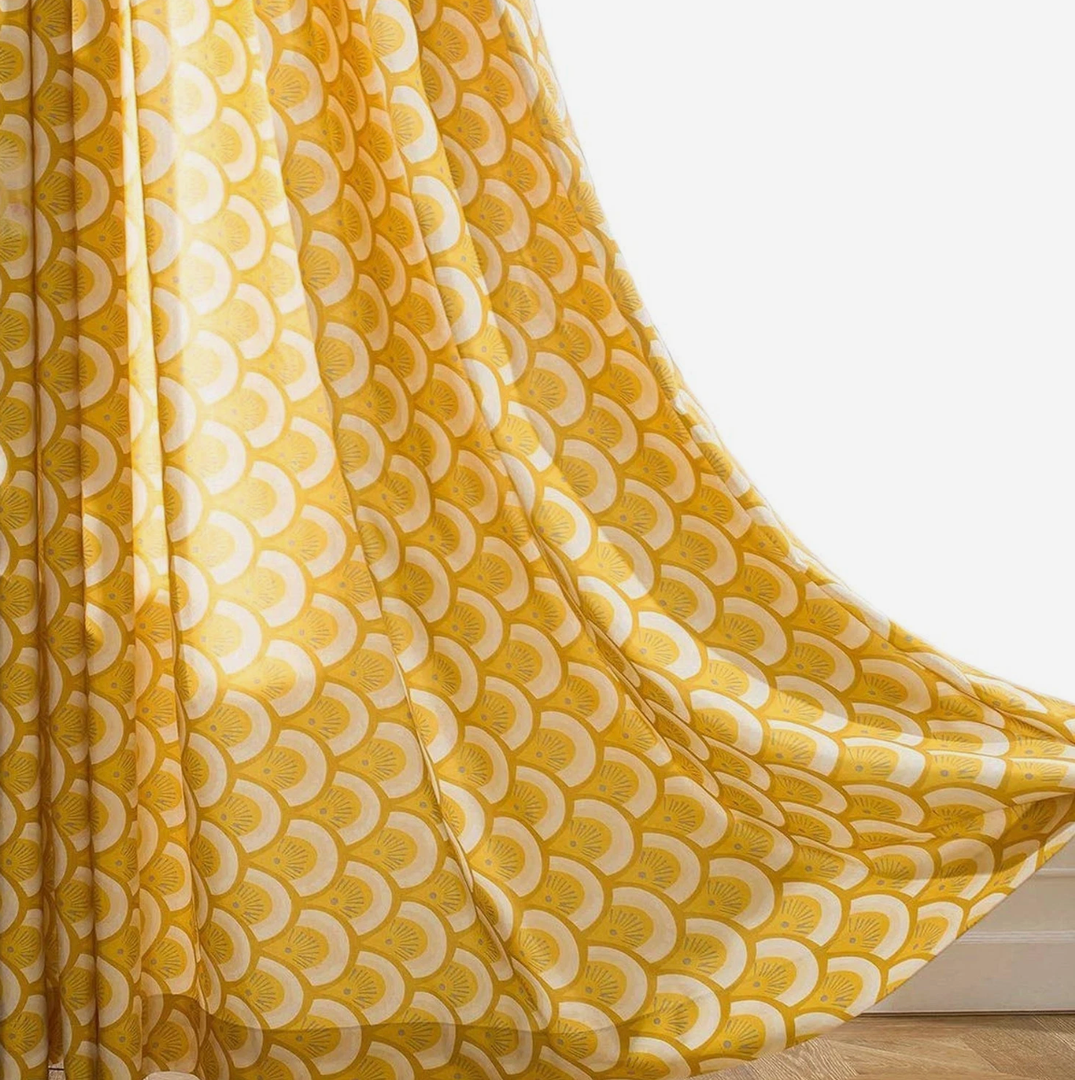 Vintage Curtains Colorful Blackout Drapes for Living Room Bedroom 2 Panels, Size 80x25