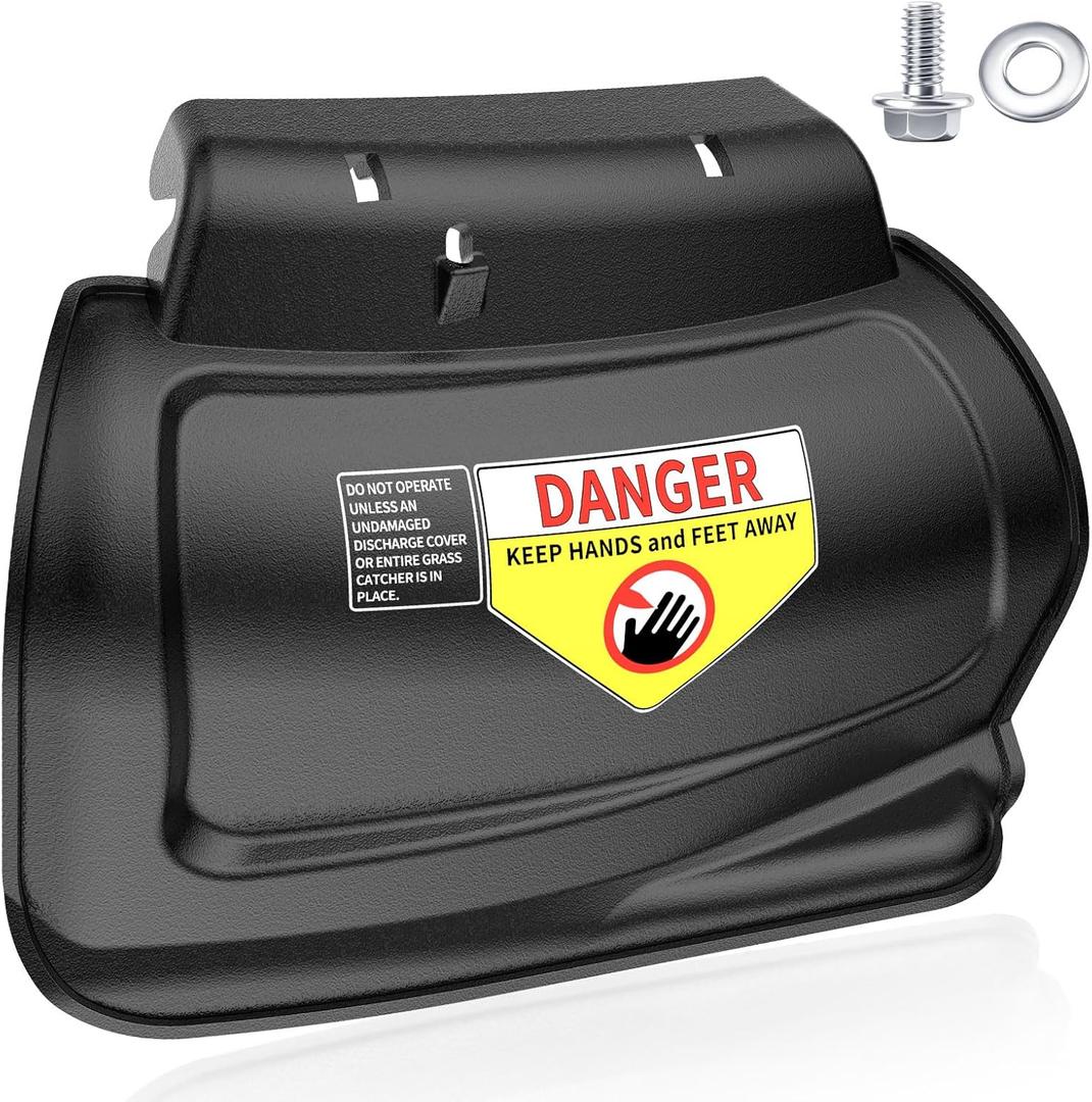 987-02516A Hinged Mulching Plug Assembly Compatible With Troy Bilt, Cub Cadet, Yard Machines Models Replacement Hinged Mulching Plug TB110 TB130 TB230 987-02516 687-0251 - With Screw & Screw Washers