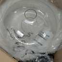 Clear Glass Pendant Lights Kitchen Island Lighting Globe Pendant Light Fixtures IIndustrial Vintage Pendant Lighting for Kitchen Island Bedroom Living Dining Room Light Fixture