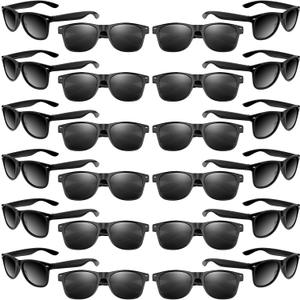 ASTARON Sunglasses Bulk, 24 Pack Sunglasses Party Favors for Summer Beach Pool Birthday Wedding Party Supplies (Black)