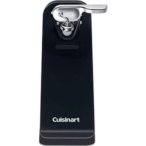 Cuisinart Can Opener with OneTouch Operation, Electric Can Opener for Kitchen Including Magnetic Lid Holder, Automatic Can Opener with Easy Clean Design and Nonslip Base, Black, CCO50BKN