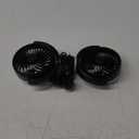Car Seat Fans for Backseat Kids,Dual Head White USB Powered Car Backseat Fan for Car Rear Seat Baby Kids(No Battery)