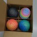 3D Printed Dragon Egg Toy (4 Pack) - Surprise Mystery Inside, Articulated Crystal Dragon, Fidget Sensory Toy for Kids Birthday Surprise & Desk Decor (B)