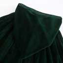 KNELOR Kids Hooded Velvet Cloak Robe Halloween Cosutme Cape Fancy Cosplay Costumes 3 to 16 Years