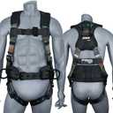 AFP Demon Fall Protection Comfortable Safety Harness (OSHA/ANSI PPE) (Small-Medium)