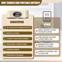 Portable Clothes Dryer for Laundry, Mini Portable Dryer Machine with Adjustable Timer Compact Laundry Dryers for Apartment, RV, Dorms, Travel