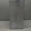 Metal Post Mount Mailboxes for Outside,Galvanized Steel,Waterproof,Medium Capacity,Red Flag Indicated,Modern Style,Mail Boxes for House Outside/Residential,Black,18.8 x 9 x 6.7 inches