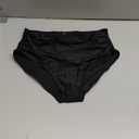 Tempt Me Women High Waisted Bikini Bottom Retro Ruched Swim Bottom Shirred Tankinis Brief (XX-Large, Black)