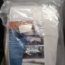 Tarp Cover White Heavy Duty 20 Mill Thick Material, Waterproof 20'X20' Great for Tarpaulin Canopy Tent, Boat, RV Or Pool Cover! by Trademark Supplies (Poly Tarp 20X20 Ultra Thick)