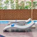 Brown 2 Pack 4FT X 16.4FT Reed Fencing Roll, Balcony Privacy Shade Reed Bamboo Fencing Garden Fence Border, Wind Block Sunshade Fence Screen for Outdoor Yard Patio Flower Bed Edge