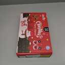 Max Fun 12Pcs Christmas Glasses Glitter Holiday Party Glasses Frames Christmas Decoration Accessories Costume Eyeglasses for Christmas Parties Holiday Favors (One Size Fits All)