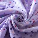 Inadays Womens Cotton Pajama Sets Short Sleeve Top With Capri Pants 2 piece sets for Women Summer Pajamas Lounge Set (Purple, XL)