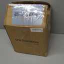 11" Small Mini Wicker Table Lamp, Dimmable Rattan Bamboo Lamp with Off-White Fabric Shade, Boho Accent Light for Nightstand, Nursery, Small Spaces, Kitchen Counter, Bookshelf